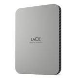 LaCie Mobile Drive moon silver USB-C