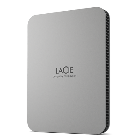 LaCie Mobile Drive moon silver USB-C