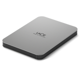 LaCie Mobile Drive moon silver USB-C