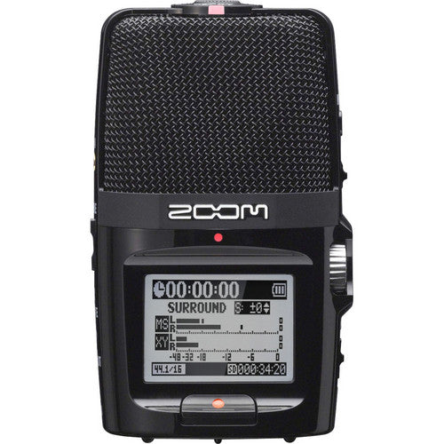 Zoom H2n Digital Handy Audio Recorder - Black