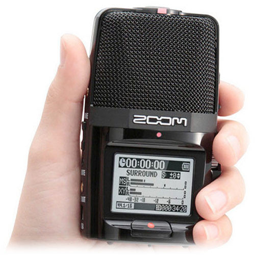 Zoom H2n Digital Handy Audio Recorder - Black