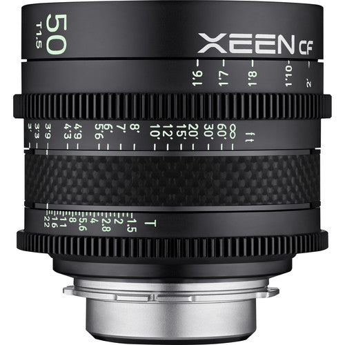 Objectif XEEN CF 50 mm  échelle en mètre T1.5 Pro Cine