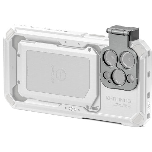 Khronos 17mm Adaptateur d'Objectif à Filetage 17mm pour iPhone - Titanium White