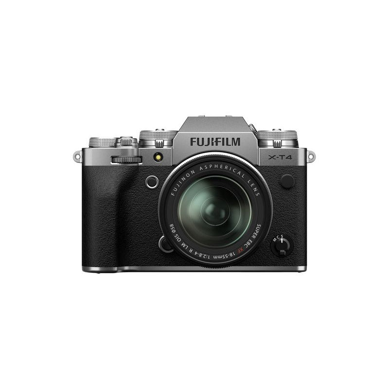 Fujifilm X-T4 Silver Camera Kit with XF 18-55mm f/2.8-4 Optique