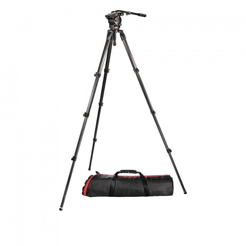 Manfrotto Kit Vidéo Rotule fluide 526, Trépied single leg 536, sac