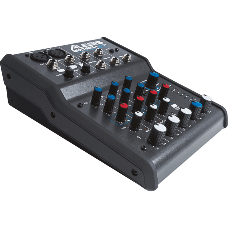 ALESIS -  MM4USBFX Table de mixage 4 voies, 6 entrées + effets