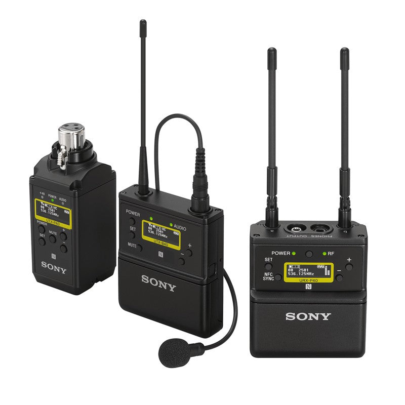 Sony UWP-D26 Kit d'émetteur de poche UWP-D et microphone sans fil enfichable XLR