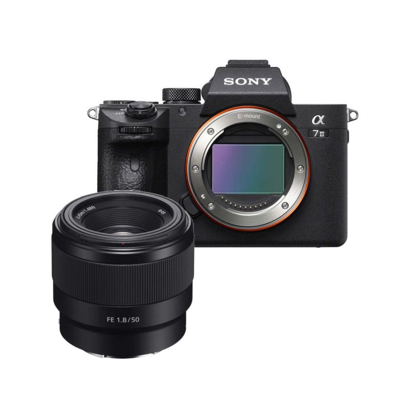 Sony Alpha 7III with Sony 50mm f/1.8 Standard Prime Optique
