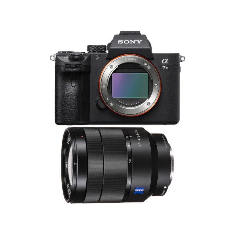 Sony Alpha 7III with Sony Zeiss 24-70mm f/4 Optique