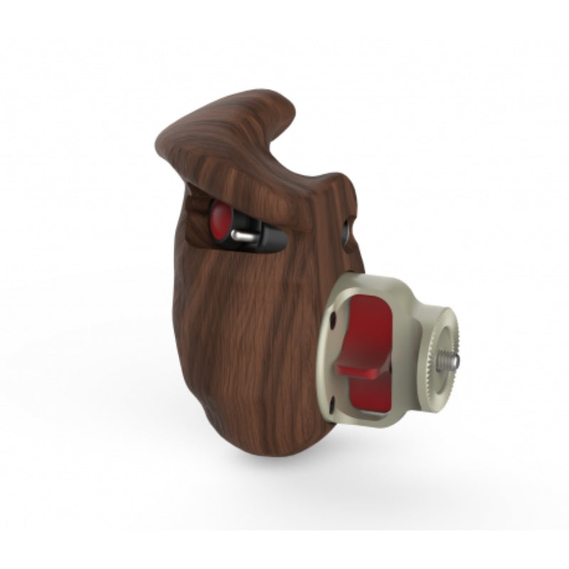 Wooden handgrip with double Lanc switch (right hand)